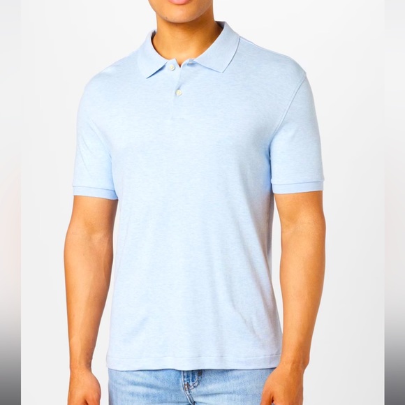 banana republic fitted pima polo